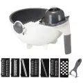 Vegetable Chopper with Rolling Drain Basket_0
