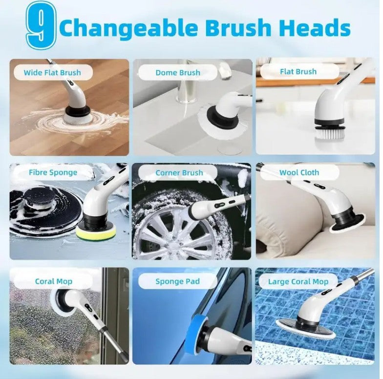 Cordless Electric Spin Scrubber Cleaning Brush_4
